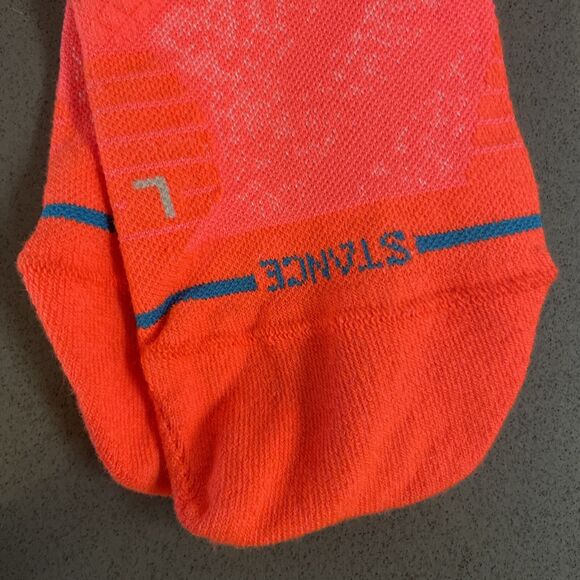 STANCE FRESHTEK 'RUN UL TAB' SOCK Coral Small Men 3-5.5 / Women 5-7.5 #A218A23 - Picture 2 of 5